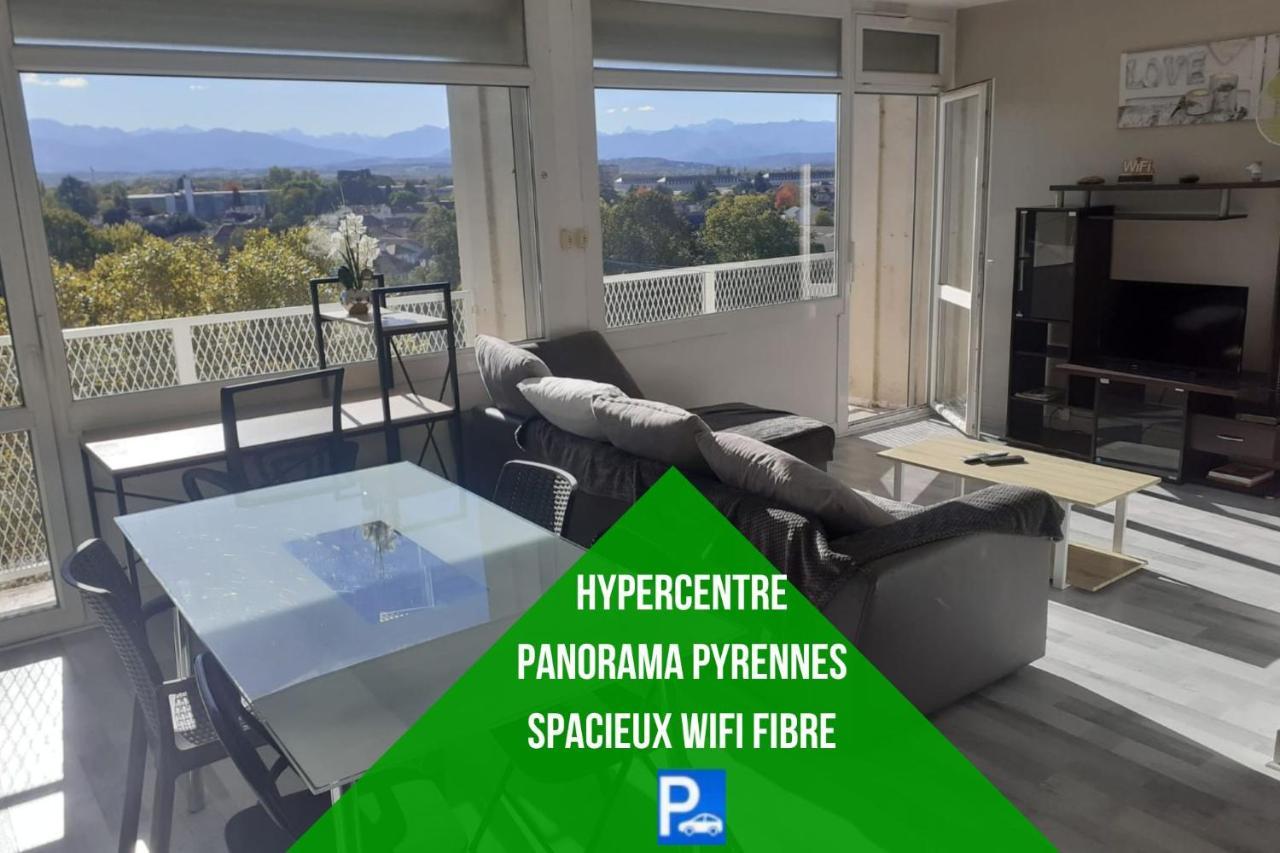 Cap Sud - 53M2- Vue Pyrenees- Hypercentre-Parking -Wifi Fibre Daire Tarbes Dış mekan fotoğraf